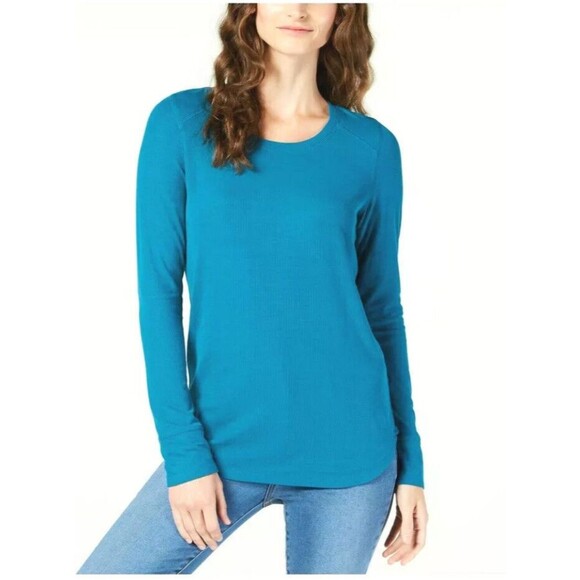 INC Shirt Long Sleeves Burgundy V-Neck Casual Pullover Size S - Picture 2 of 11